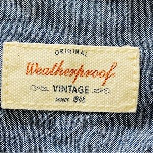 Original weatherproof, vintage, long sleeve plaid shirt for men. Extremely soft